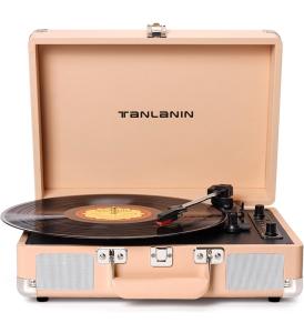 TANLANIN Bluetooth Vinyl Record Player with USB