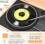 TANLANIN Bluetooth Vinyl Record Player with USB