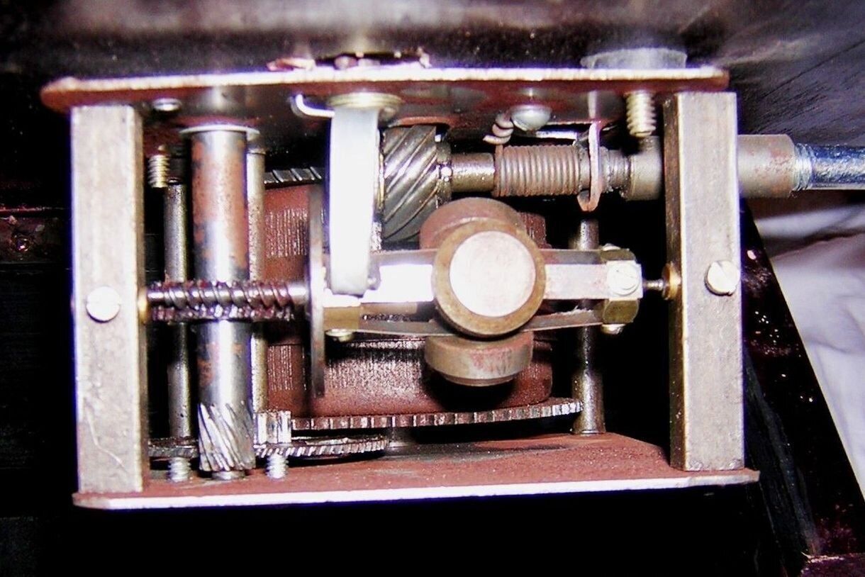 Vintage Brass Horn Hex Gramophone Player