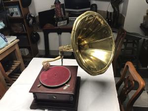 His Master's Voice Replica Gramophone Player