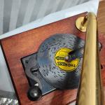 Thorens Brass and Wood Replica Gramophone Player