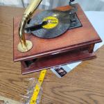Thorens Brass and Wood Replica Gramophone Player