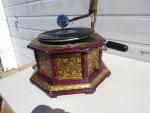 Antique Indian Gramophone Phonograph with Horn