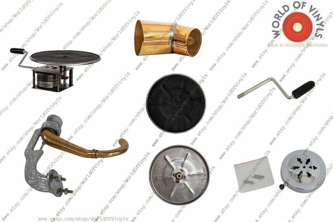 Fully Functional HMV Replica Gramophone Vinyl Player