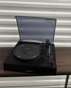 Sharper Image Vintage Turntable Record Player with Dust Cover