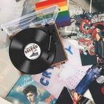 Vintage 3-Speed Belt-Driven Vinyl Record Player