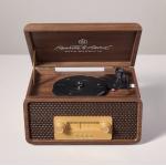 Vintage 3-in-1 Vinyl Record Player in Wood Finish