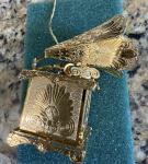 Baldwin Brass & Gold Vintage Gramophone Player