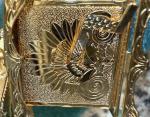 Baldwin Brass & Gold Vintage Gramophone Player