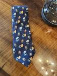 Vintage Silk Hanover Tie for Gramophone Fans