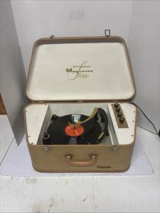 1960s Magnavox Suitcase Record Player