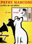 Vintage Marconi Gramophone Dogs Wall Art