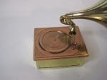 Mini Vintage Gramophone Phonograph - Copper Brass