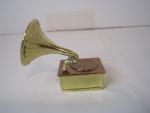 Mini Vintage Gramophone Phonograph - Copper Brass
