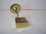 Mini Vintage Gramophone Phonograph - Copper Brass