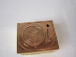 Mini Vintage Gramophone Phonograph - Copper Brass
