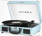 Victrola Portable Bluetooth Vintage Suitcase Record Player