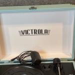 Vintage Portable Suitcase Record Player with Bluetooth