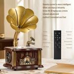 Vintage Bluetooth Gramophone CD Player with Remote