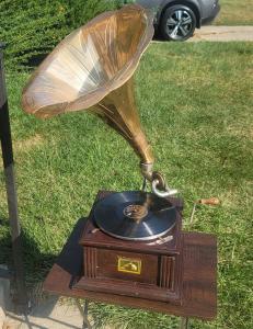 His Master’s Voice Replica Gramophone Player