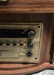 Memorex Vintage Mahogany Record Player and Radio