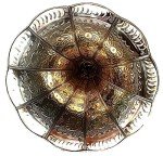Hexagon Brass Embossed Replica Gramophone Player