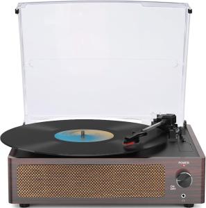 Vintage Wireless Belt-Driven Vinyl Record Player
