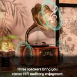 Wooden Bluetooth Gramophone Turntable Stereo System