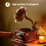 Wooden Bluetooth Gramophone Turntable Stereo System