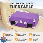 Portable Vintage Suitcase Record Player - 33/45/78 RPM