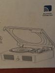 Vintage Bluetooth Turntable with Portable Speaker