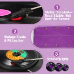 Retro Suitcase Turntable - Bluetooth Portable 3-Speed