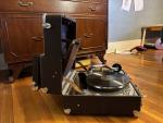 Paillard Swiss Portable Chrome Gramophone Player