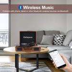 Popsky 3-Speed Vintage Bluetooth Record Player