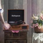 Popsky 3-Speed Vintage Bluetooth Record Player