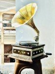 Handmade HMV Gramophone Record Player Replica