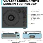 Vintage Wireless Belt-Driven Vinyl Record Player