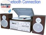 Bluetooth Classic Style Gramophone Turntable with Radio