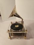Vintage Gramophone Replica Plays Love Story