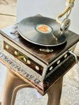 Handmade HMV Gramophone Record Player Replica