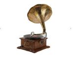 Vintage Gramophone Fully Functional Phonograph Record Player