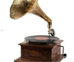 Vintage Gramophone Fully Functional Phonograph Record Player
