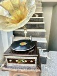 Handmade HMV Gramophone Record Player Replica