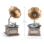Asommet Retro Gramophone with Built-in Speaker