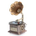 Asommet Retro Gramophone with Built-in Speaker