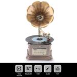 Asommet Retro Gramophone with Built-in Speaker
