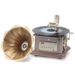 Asommet Retro Gramophone with Built-in Speaker