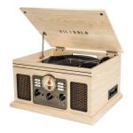 Vintage Bluetooth Turntable with CD, Cassette, Radio