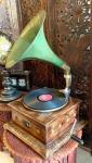 Vintage HMV Gramophone Functional Phonograph Player
