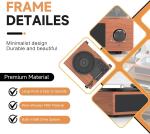 Vintage-Style Wireless Vinyl Record Player with Speakers